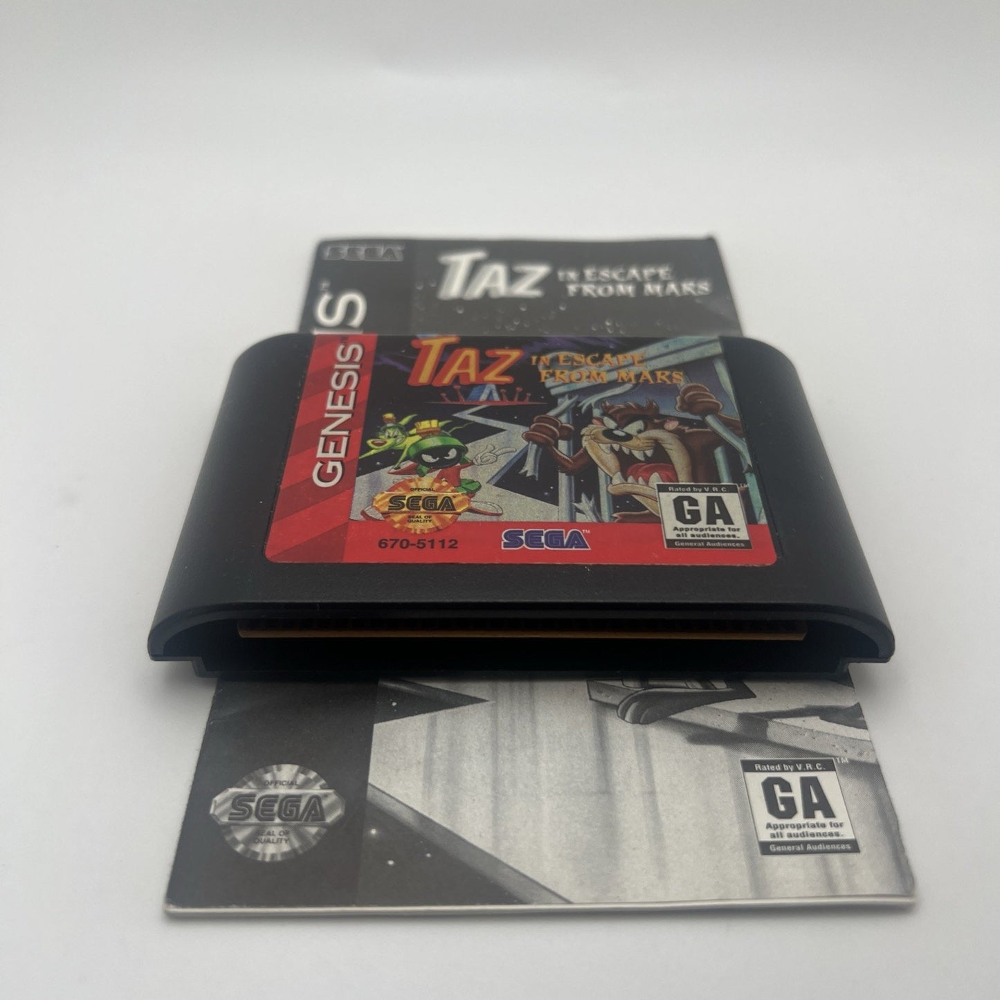 Taz In Escape From Mars Sega Genesis 1994 Video Game Tested Looney Tunes
