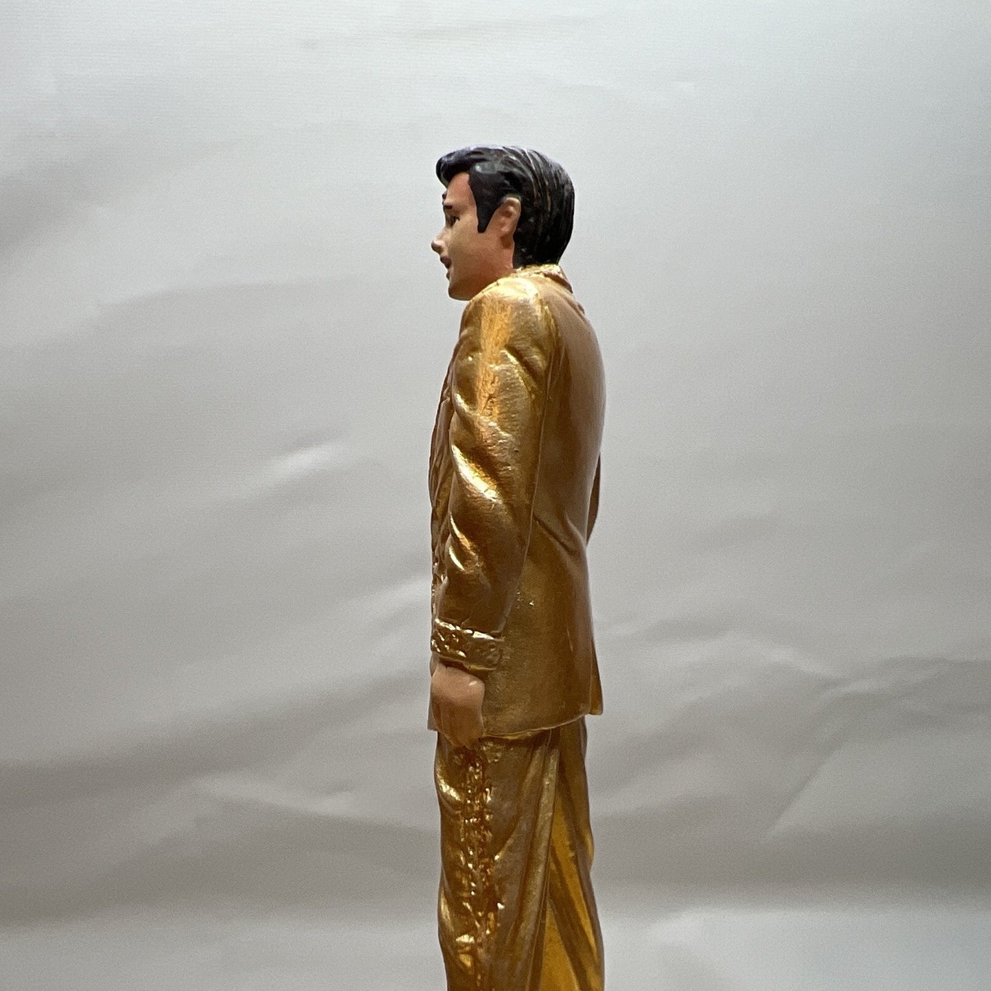 Elvis Presley Gold Mini Figure 3 Inch Ultra Rare Display Piece Mr Hollywood