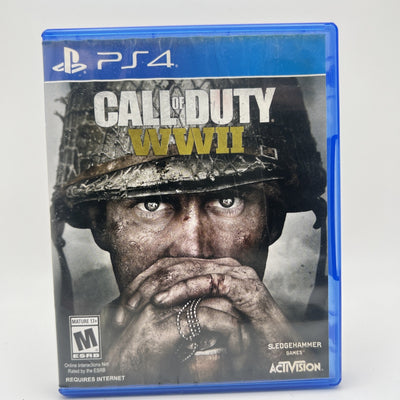 PS4 Call of Duty WWII Sony Playstation 4 2017 Video Game with Case World War 2
