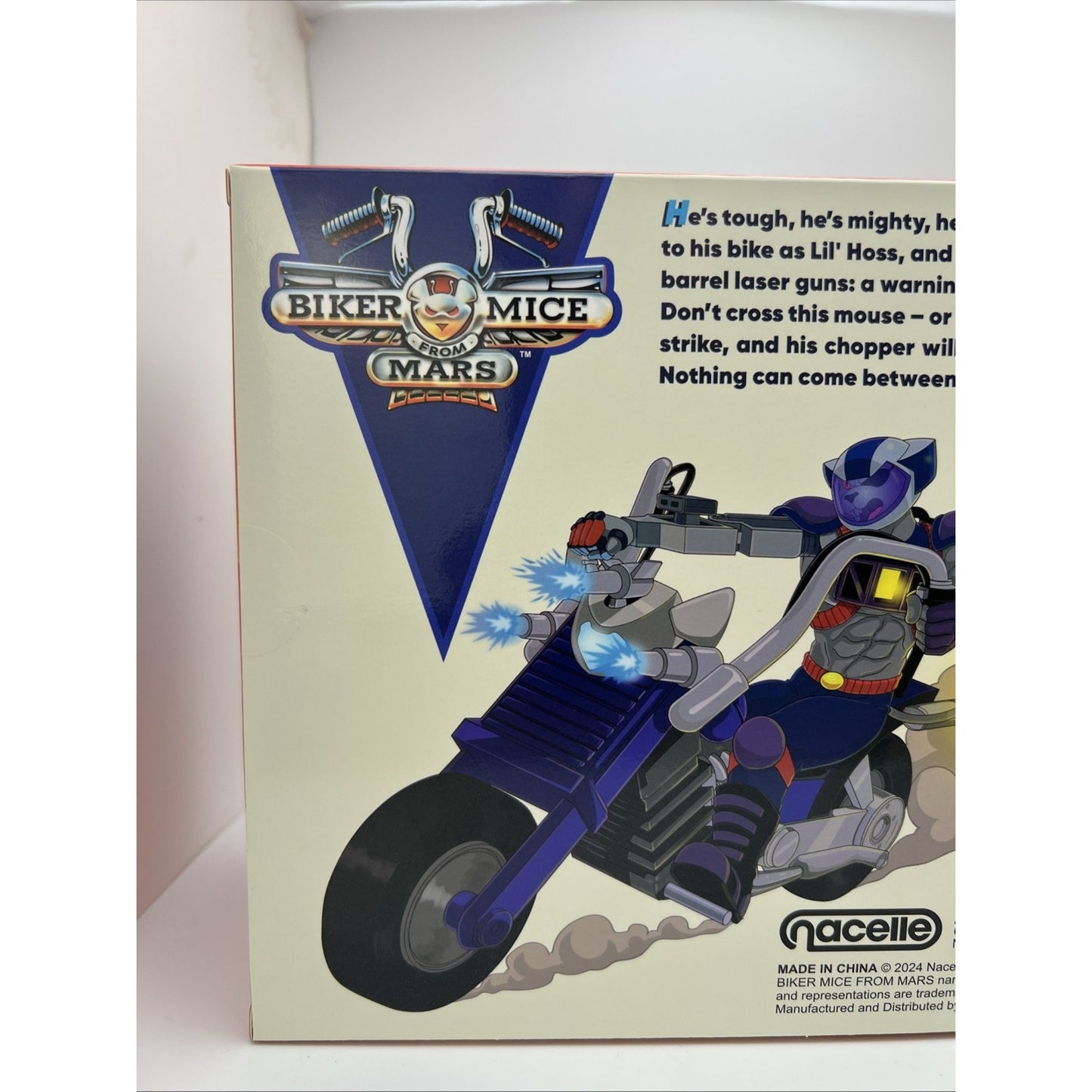 Nacelle Biker Mice From Mars Mondo Chopper Bike Set New Rare Sealed In Box Toy