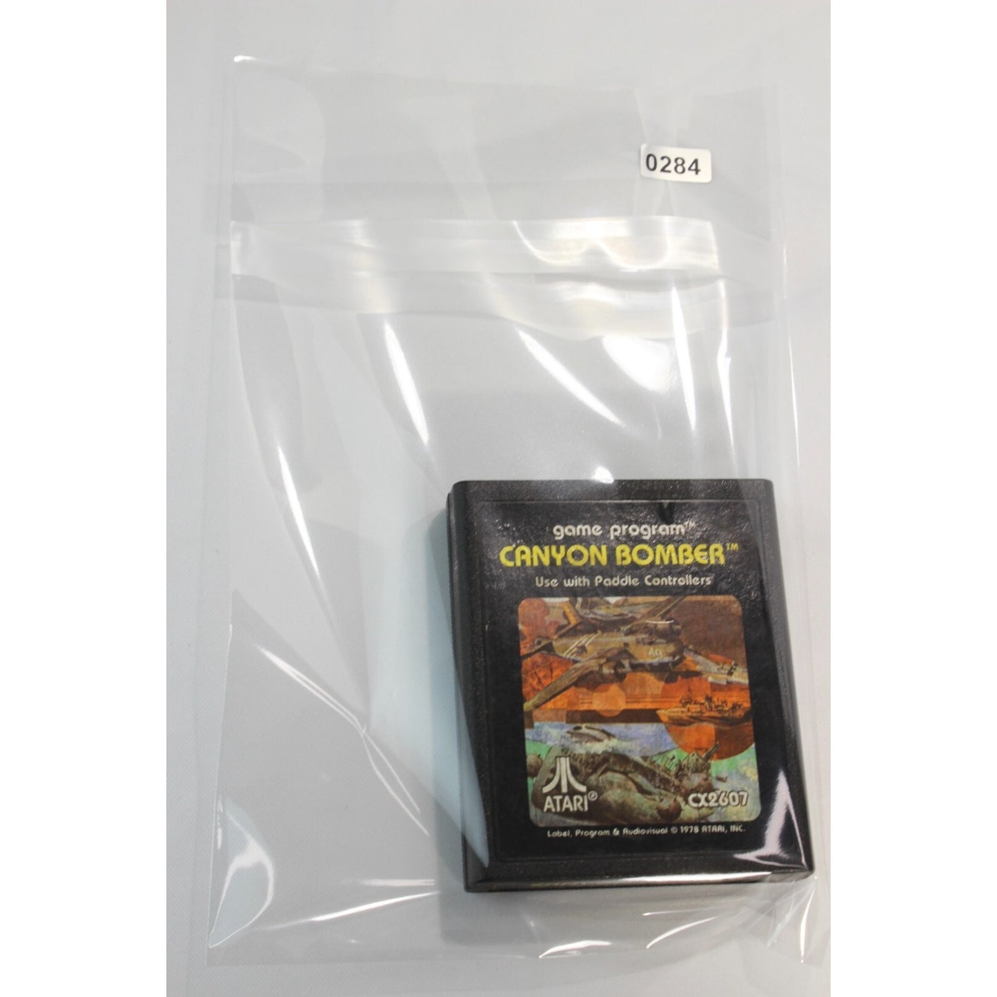 Canyon Bomber Atari 2600 Used Tested Video Game CX2607 Retro Arcade Shooter