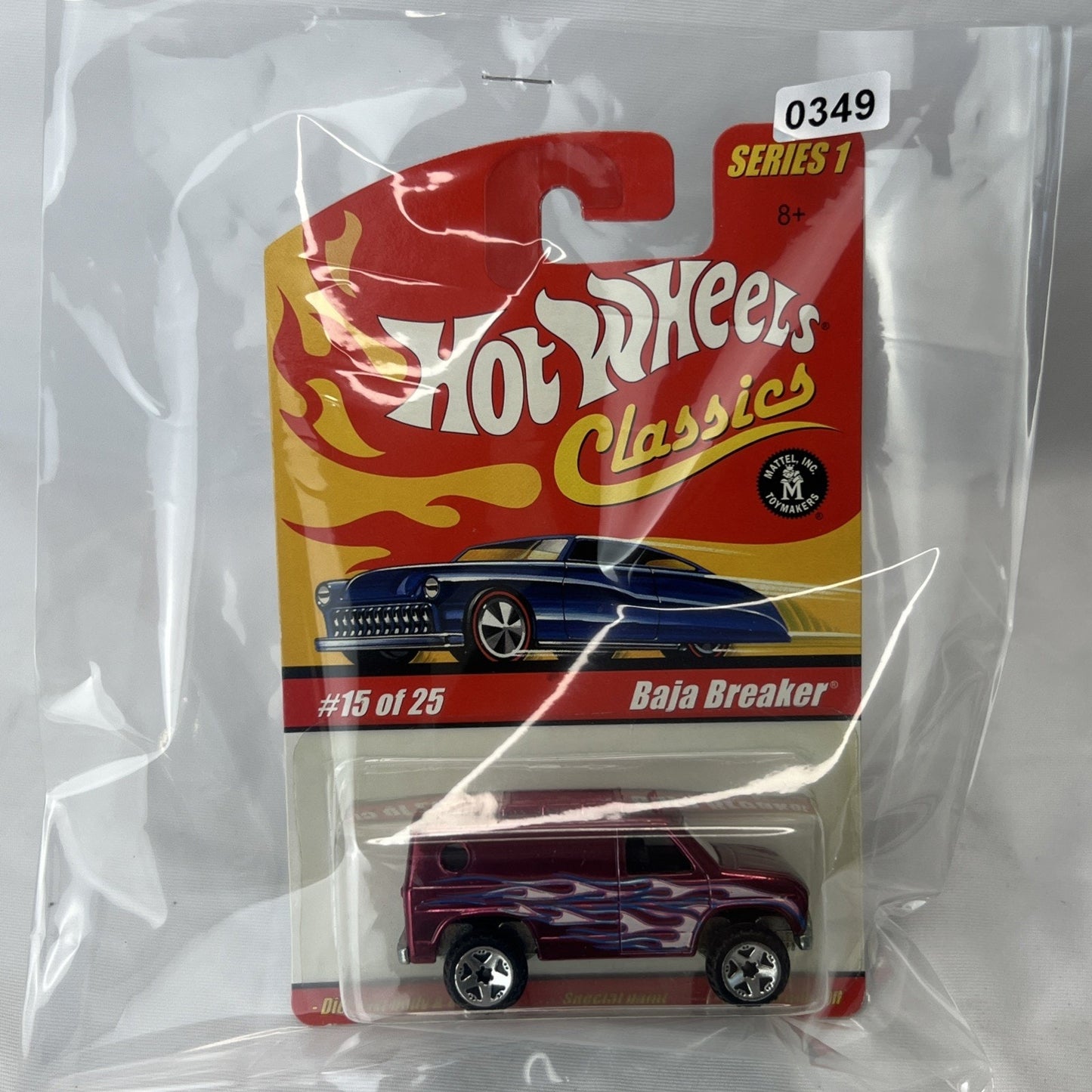 Hot Wheels Classics series 1 Baja Breaker In Pink Rare Color Die Cast #15 Of 25