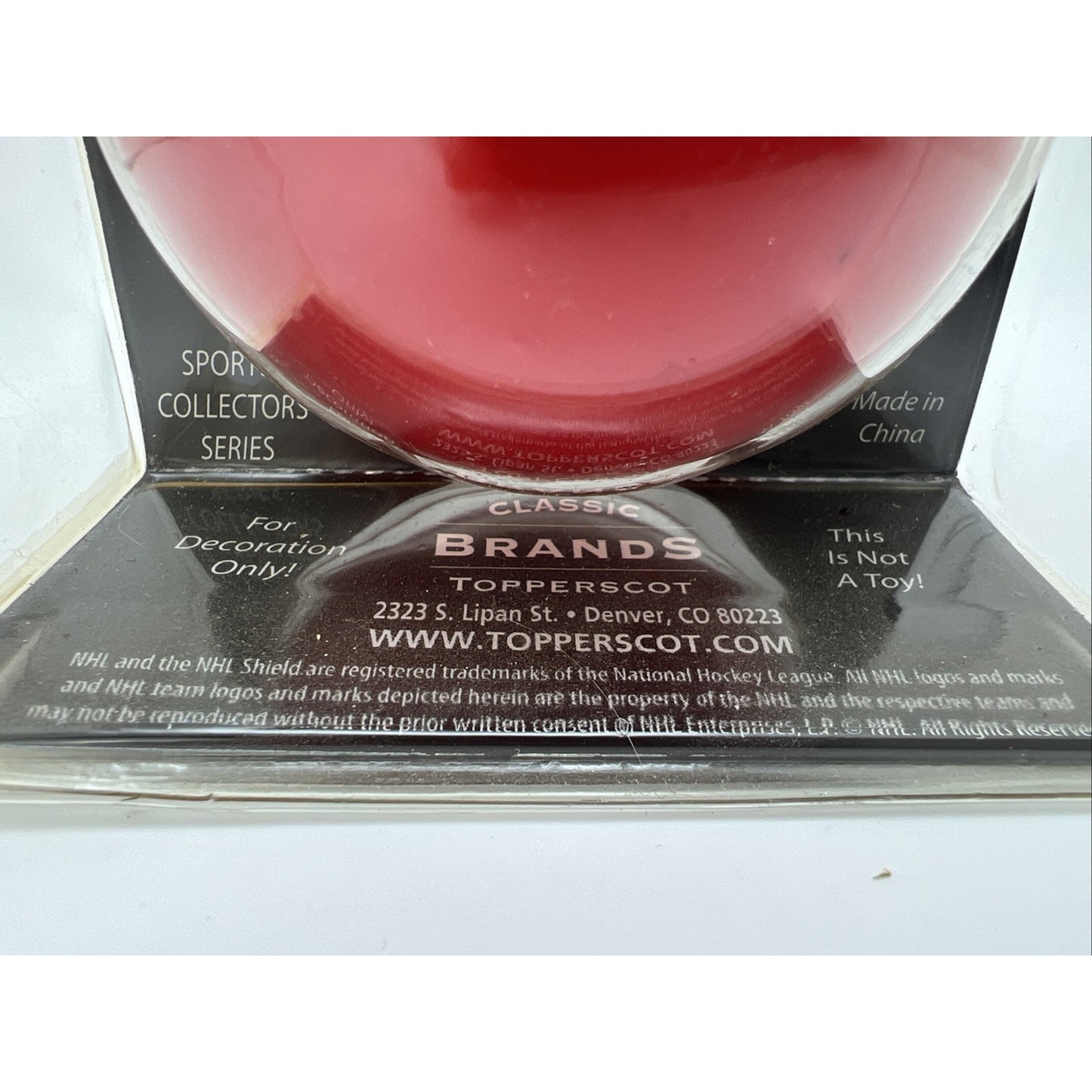 CHICAGO BLACKHAWKS Rare STANLEY CUP champs Champions ORNAMENT #1 Hockey NHL