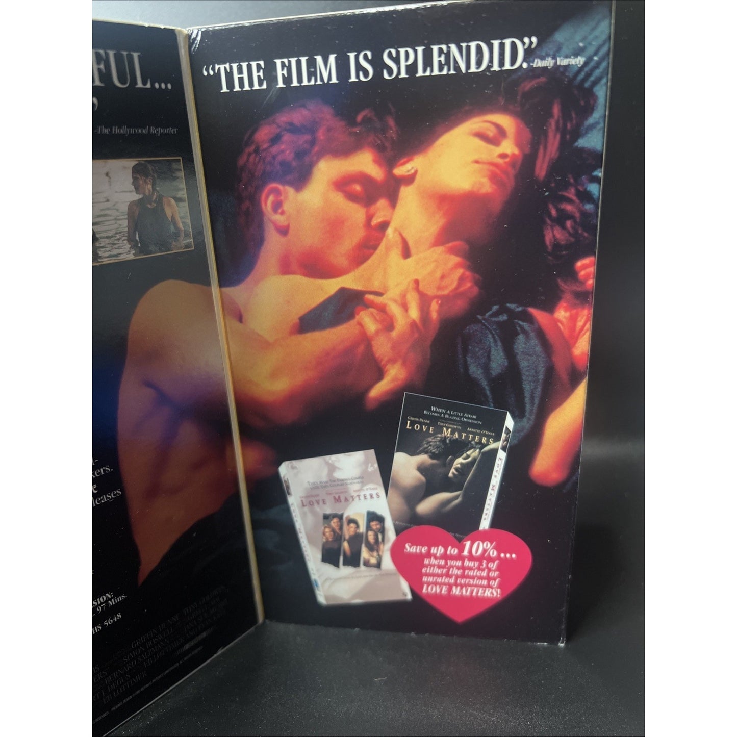 LOVE MATTERS VHS Unrated Version Demo Promotional Use Only Rare 90's Erotic