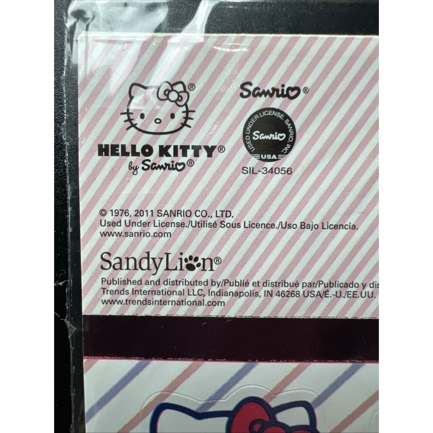 2011 Sanrio SandyLion Hello Kitty Stickers Brand New Sealed 2 Sheets Pack