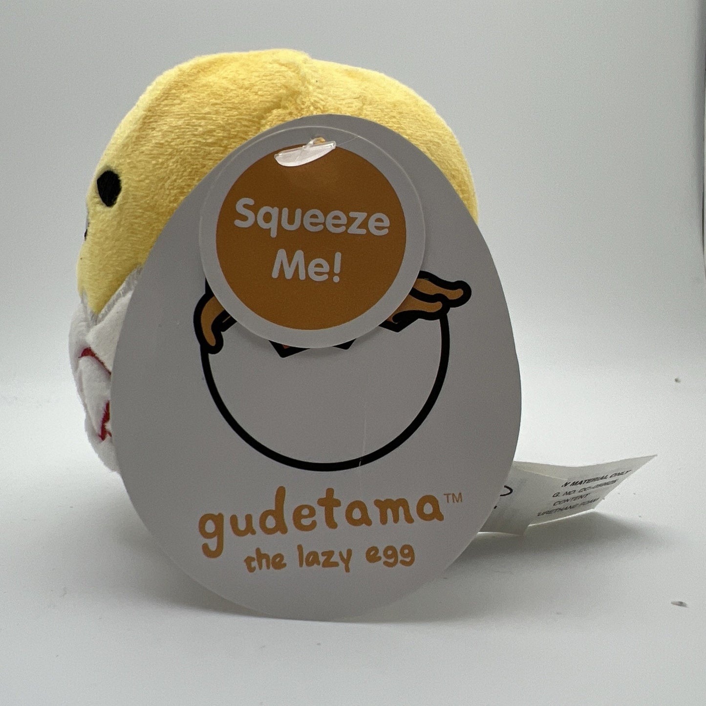 Gudetama The Lazy Egg Double AA Egg Plush 3.5 Inch Rare Collectible New Soft Toy