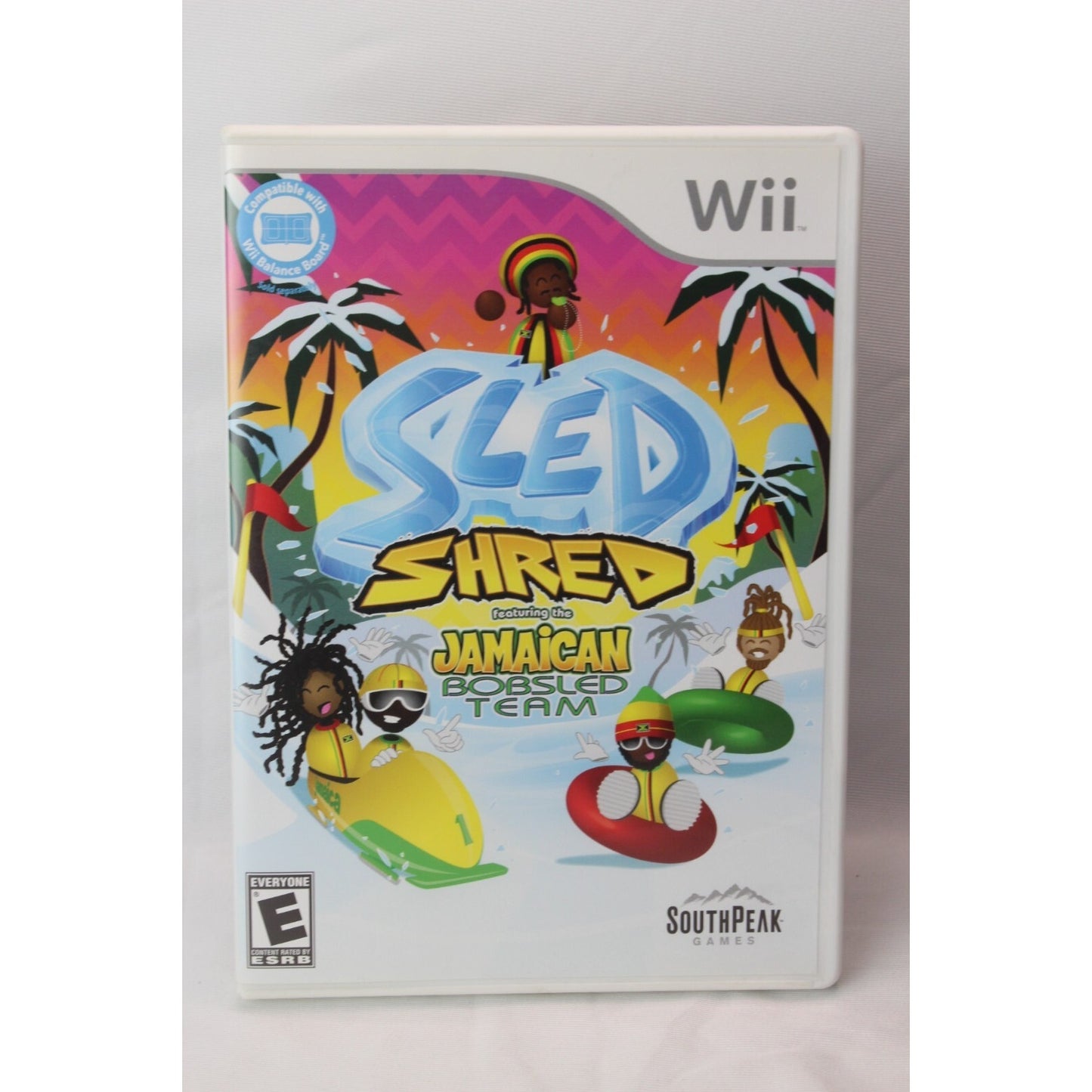 Sled Shred Jamaican Bobsled Team Nintendo Wii Tested Video Game Used