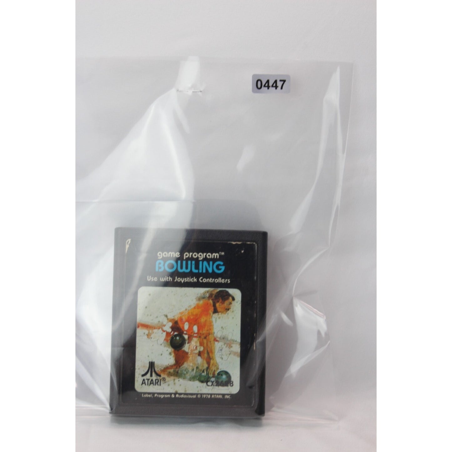 Bowling CX2628 Atari 2600 Tested Video Game Used