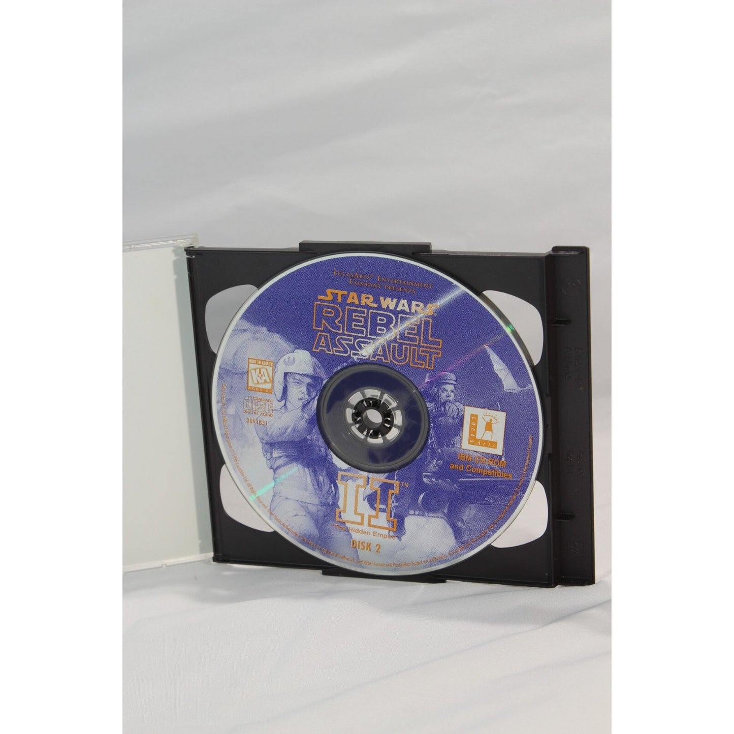 Star Wars Rebel Assault II PC CD-ROM Tested Video Game Used Action Shooter Game