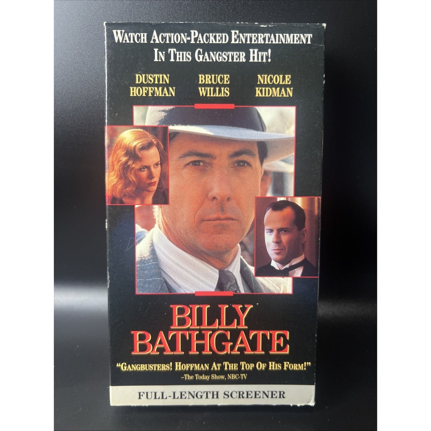 Vintage Cassette Tape Billy Bathgate VHS Full Length Screener Rare Bruce Willis
