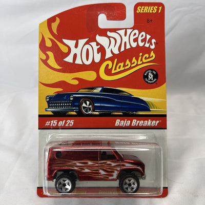 2004 Hot Wheels Classics Series 1 #15/25 Baja Breaker Van Truck Red Die Cast
