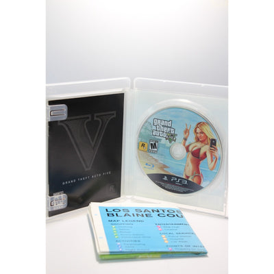 Grand Theft Auto V PlayStation 3 GTA 5 PS3 Tested Video Game Used