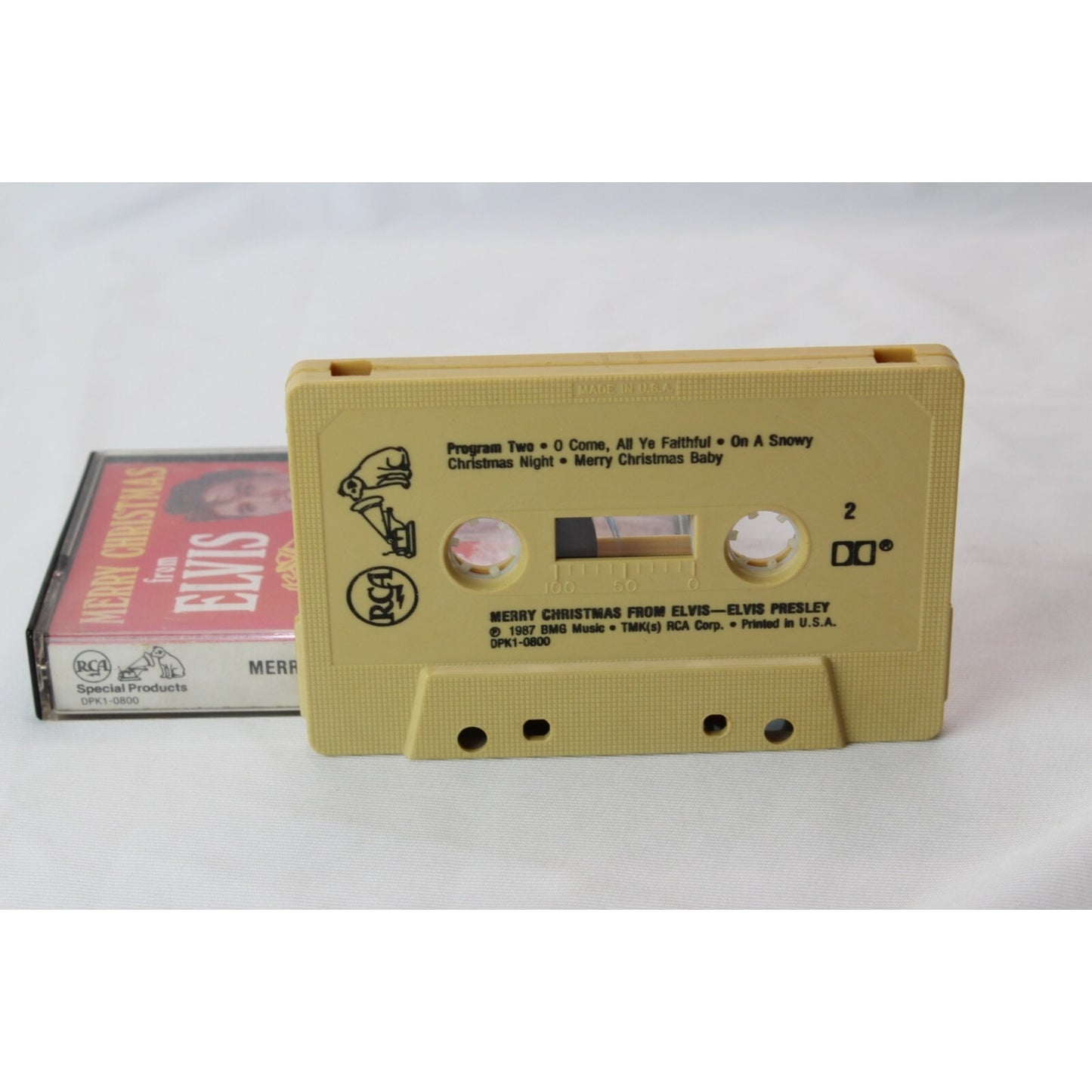 Merry Christmas From Elvis Presley Cassette Tape Tested Music Used