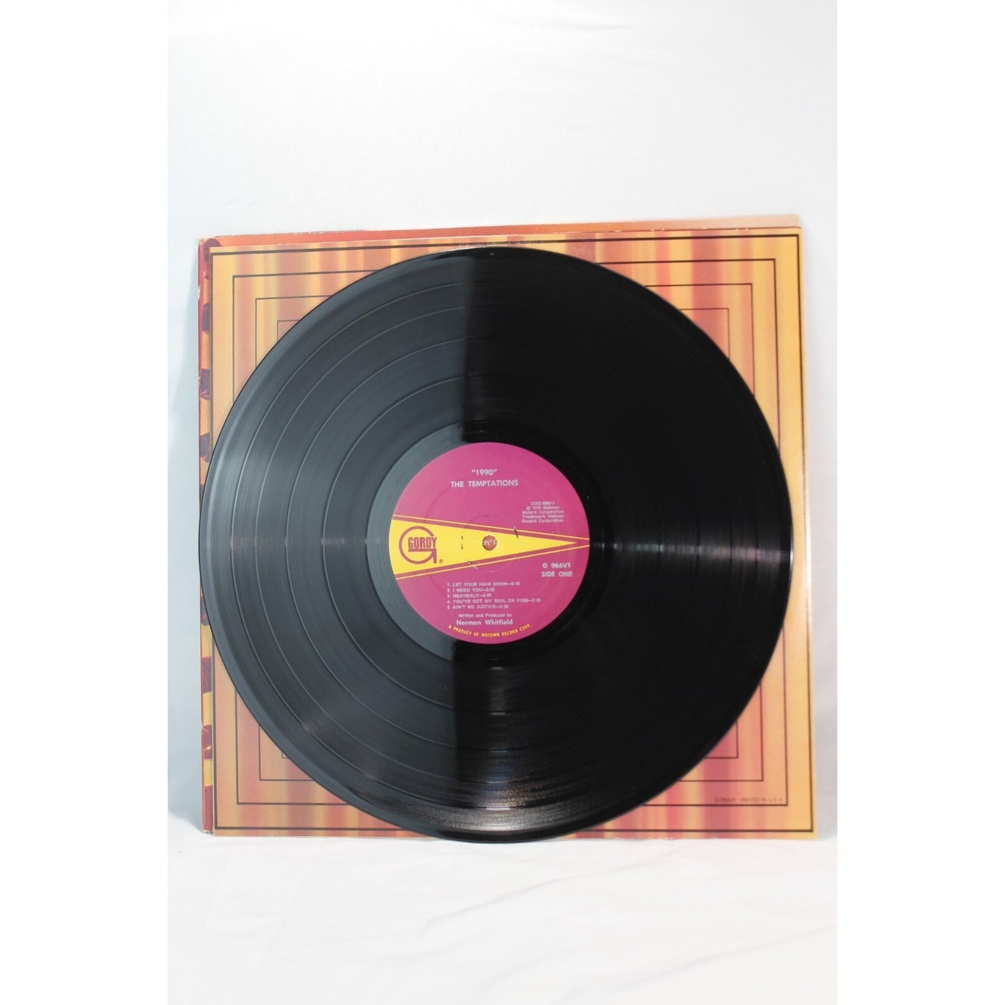 The Temptations 1990 Record Audio Tested Video Music Album Used