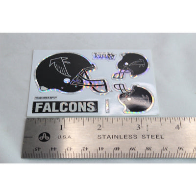 1993 Atlanta Falcons Holographic Prism Vending Machine Team NFL Sticker Vintage