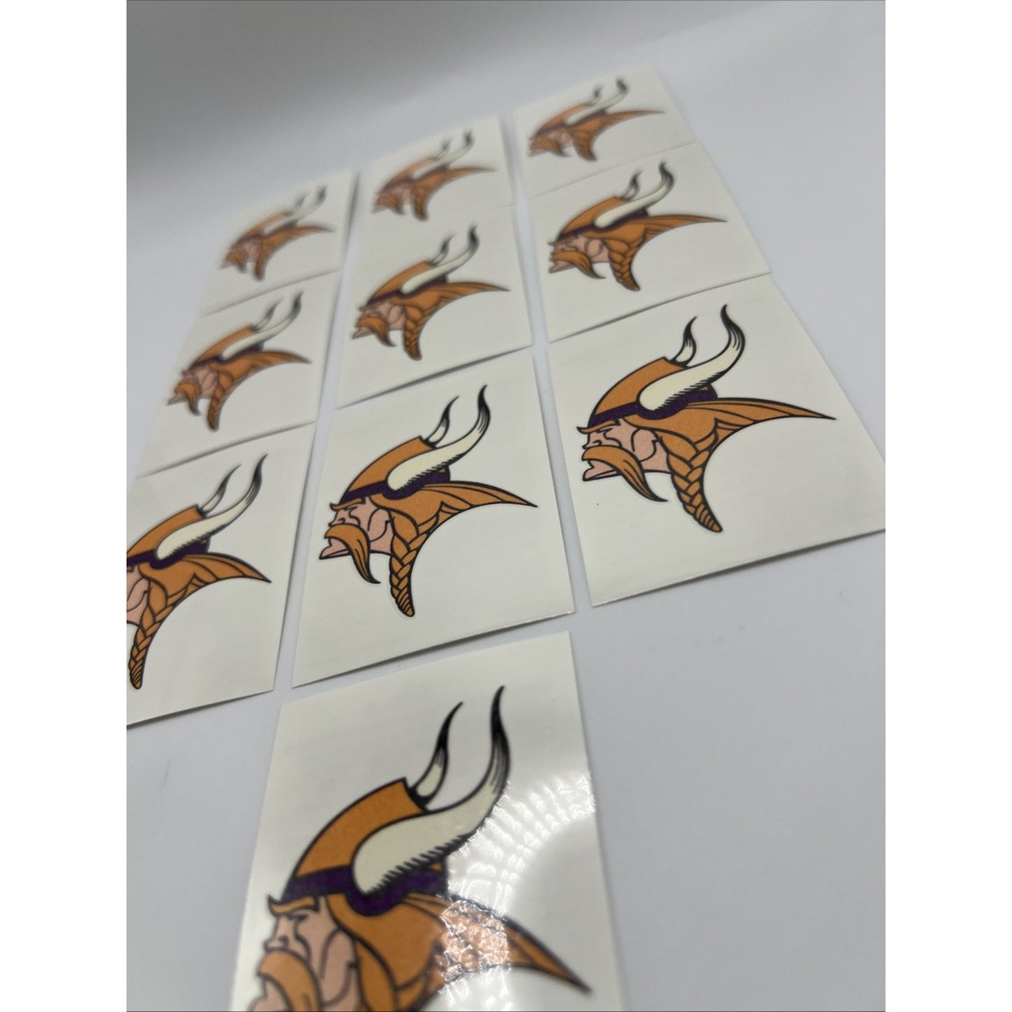 NFL MInnesota Vikings Temporary Tattoos 10 Sheets Face And Body Football Tattoo