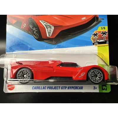 2025 Hot Wheels Cadillac Project GTP Hypercar HW Exotics Red Supercar Race Car