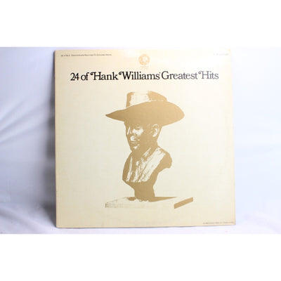 Hank Williams 24 of His Greatest Hits Vinyl Record Tested Used