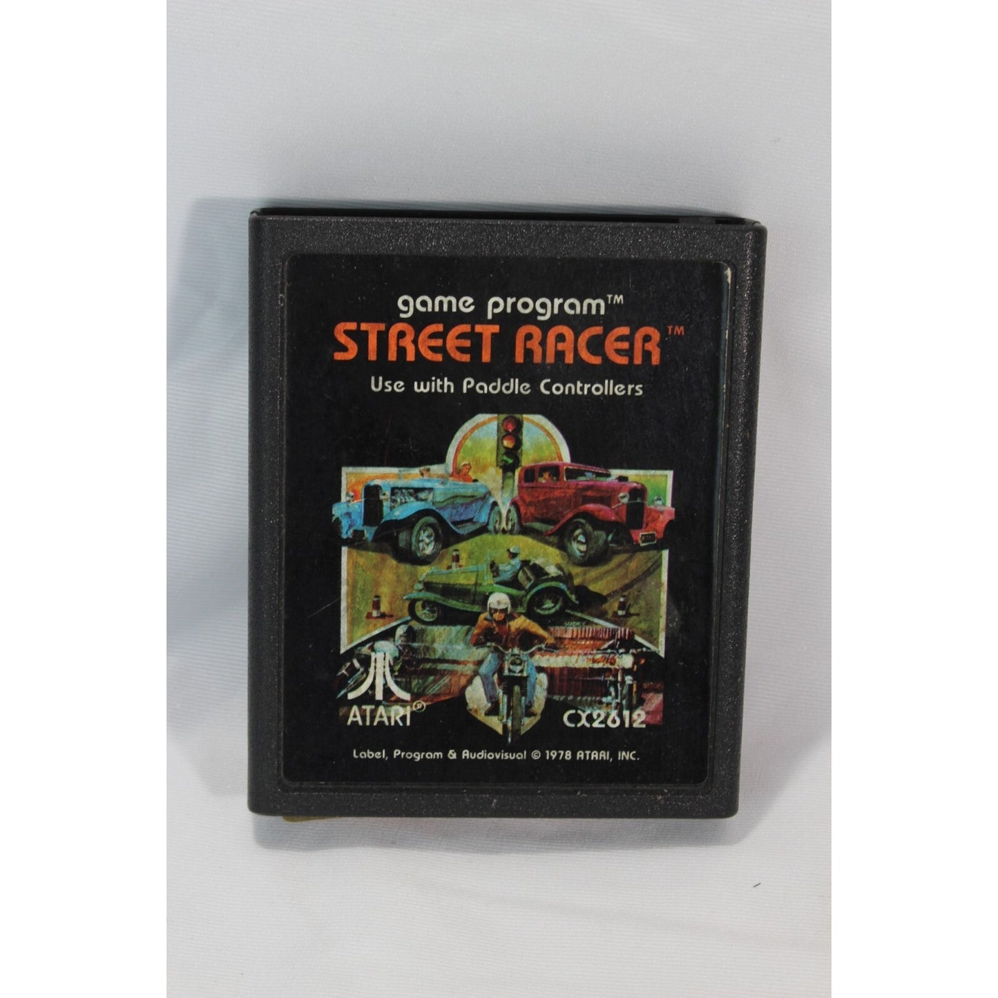 Street Racer Atari 2600 Used Tested Video Game CX2612 Retro Racing Classic