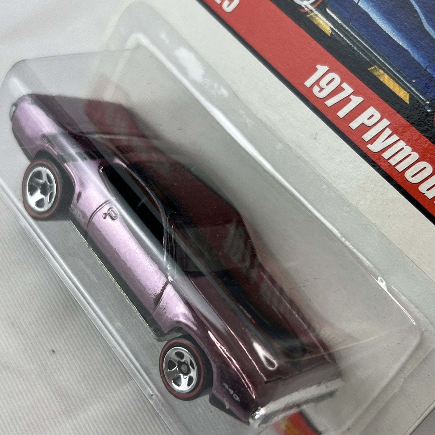 Hot Wheels Classics Series 1 - 1971 Plymouth GTX Pink Die Cast Car