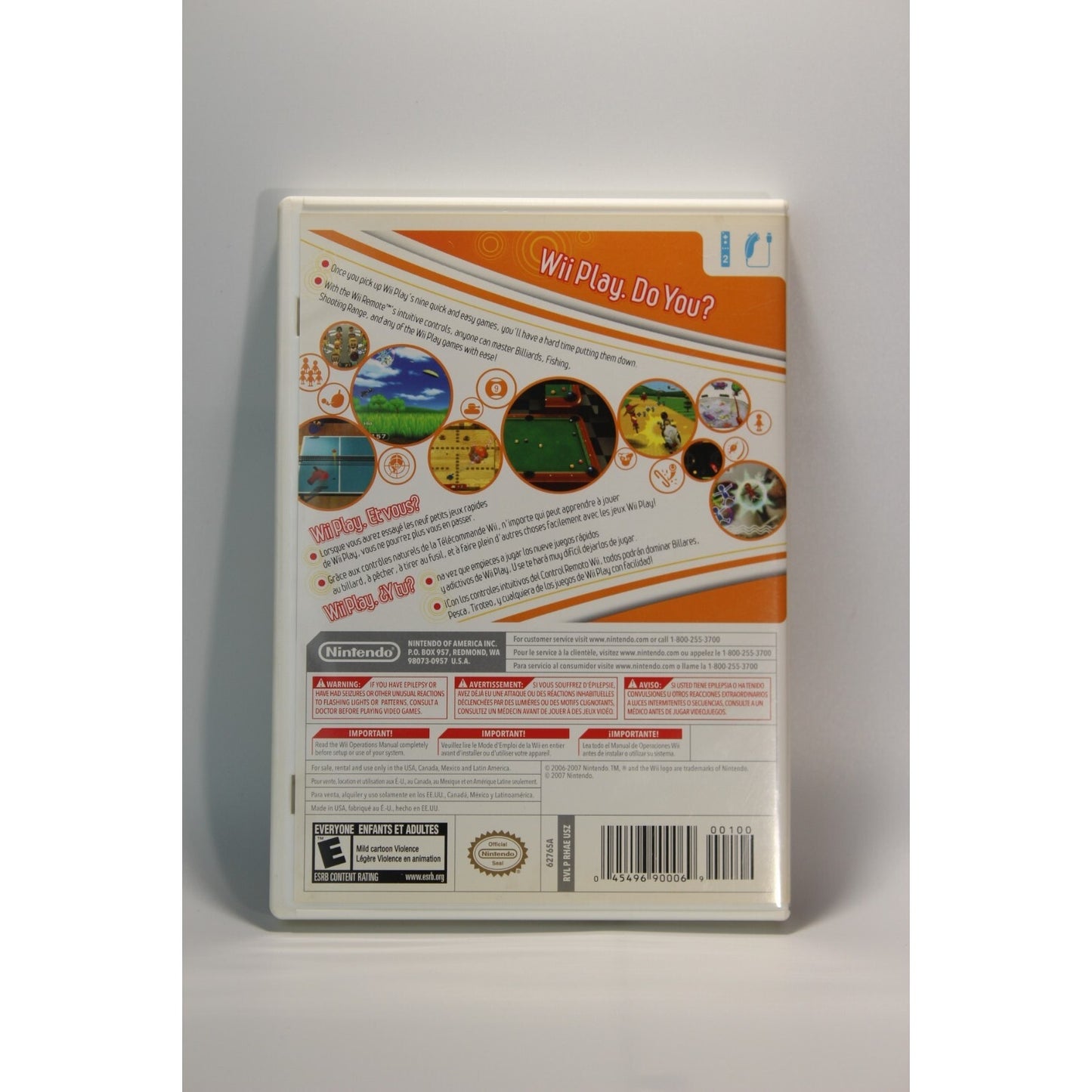 Wii Play Nintendo Wii Tested Video Game Used Family Game