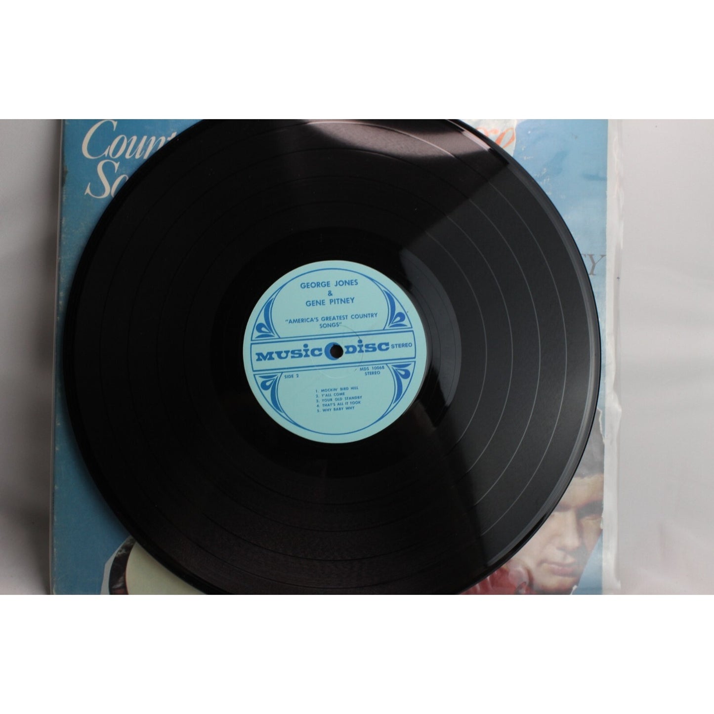 America's Greatest Country Songs George Jones Gene Pitney Vinyl Record Used