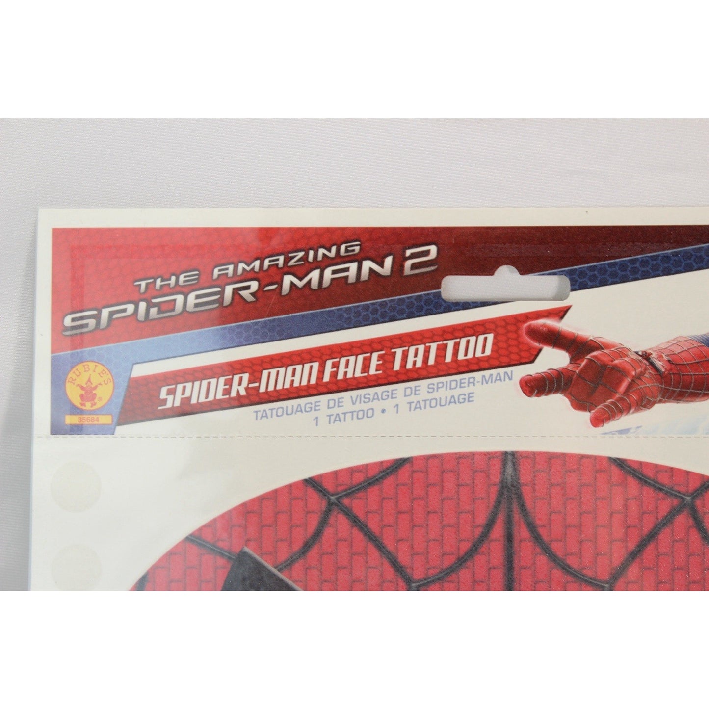 Marvel Spider-Man Super Hero Kids Face Temporary Tattoo Fun Easy Safe Peel Off