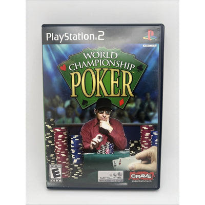 World Championship Poker (Sony PlayStation 2, 2004) PS2 Video Game With Manual