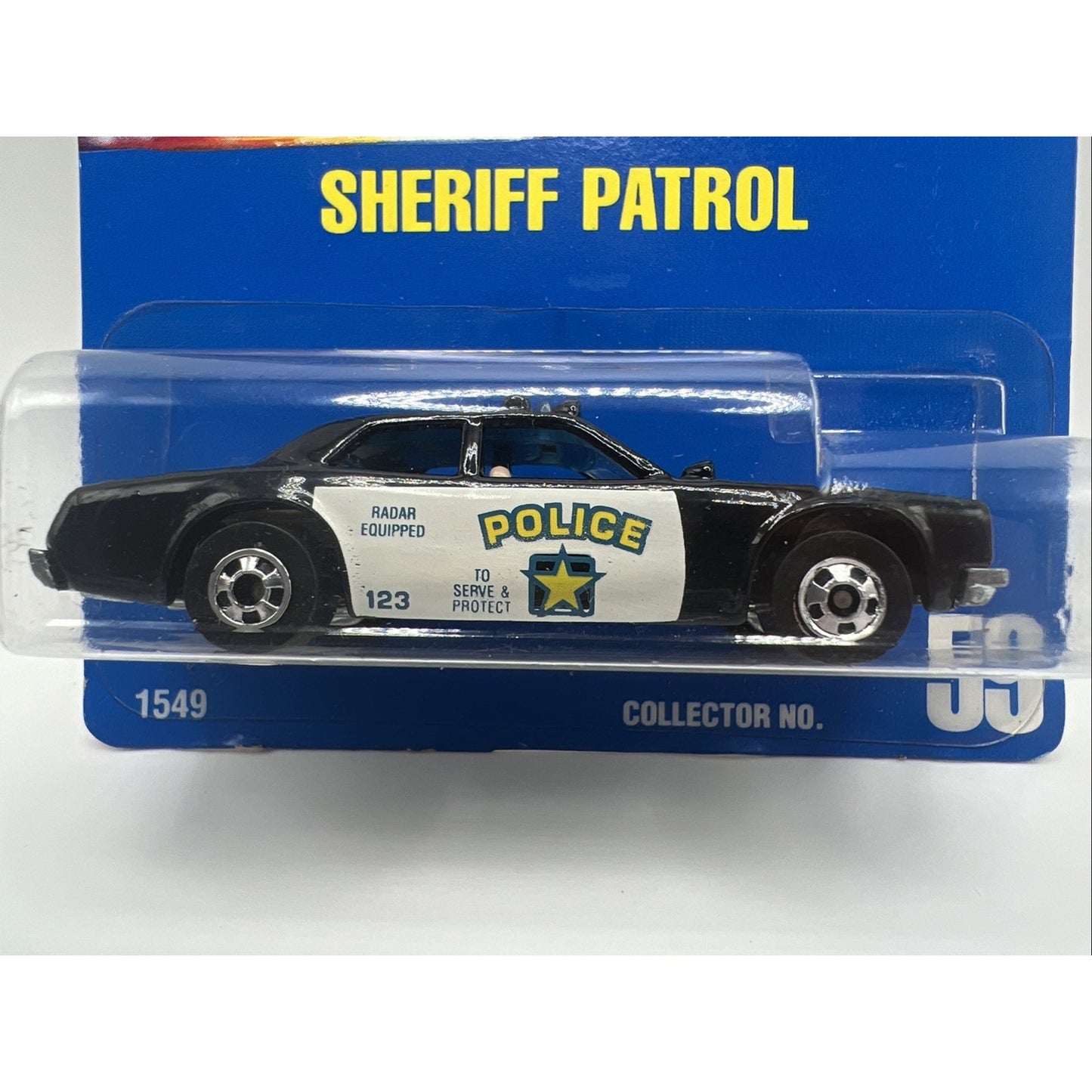 Hot Wheels Sheriff Patrol Police Car #59 Squad 911