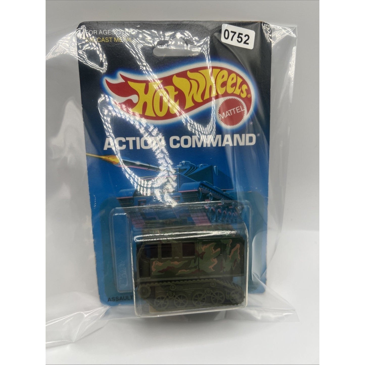 Hot Wheels Action Command Big Bertha HTF Green Moc 1989 Collectors Series VTG