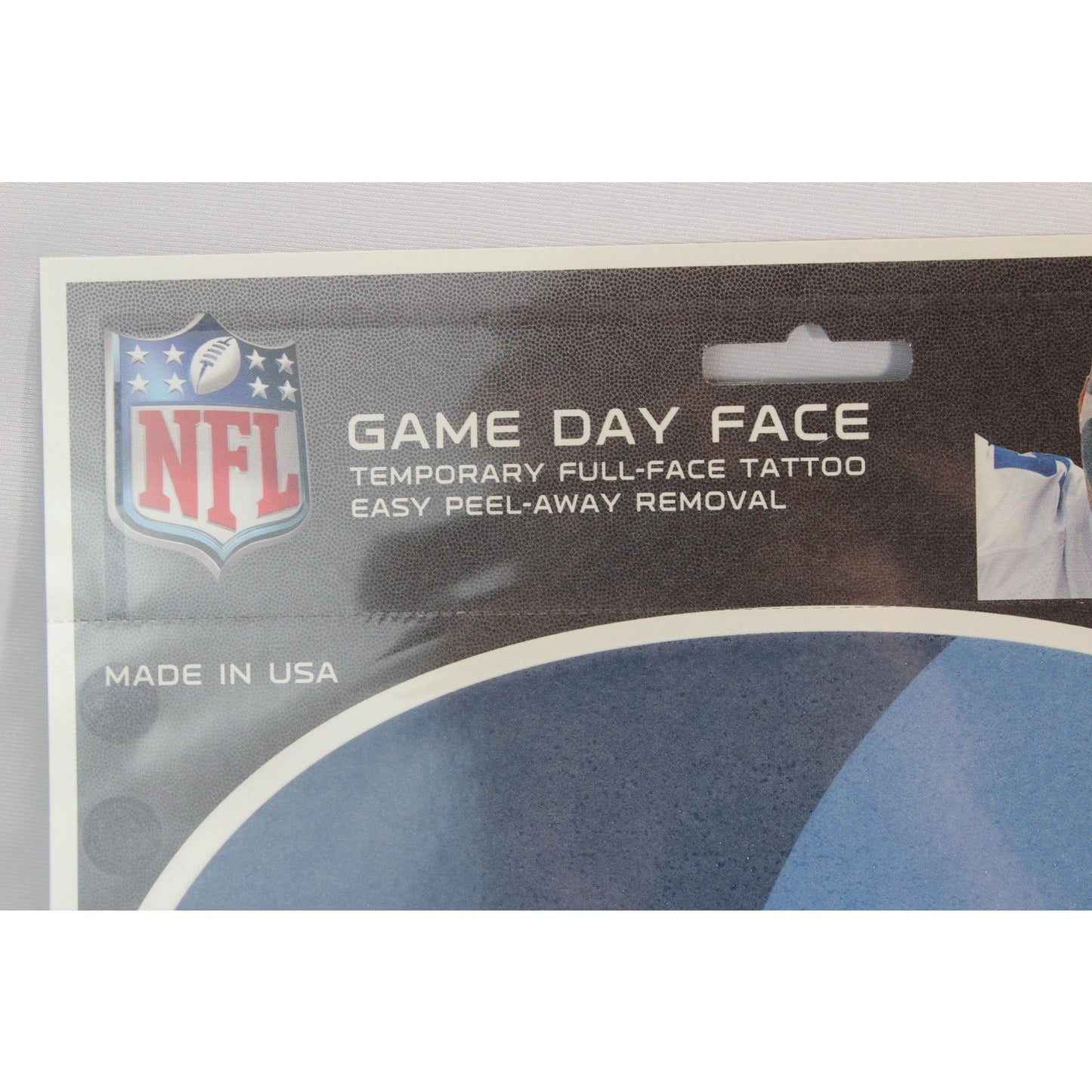 Tennessee Titans Game Day Face Temporary Tattoo NFL Football Fan Peel Off