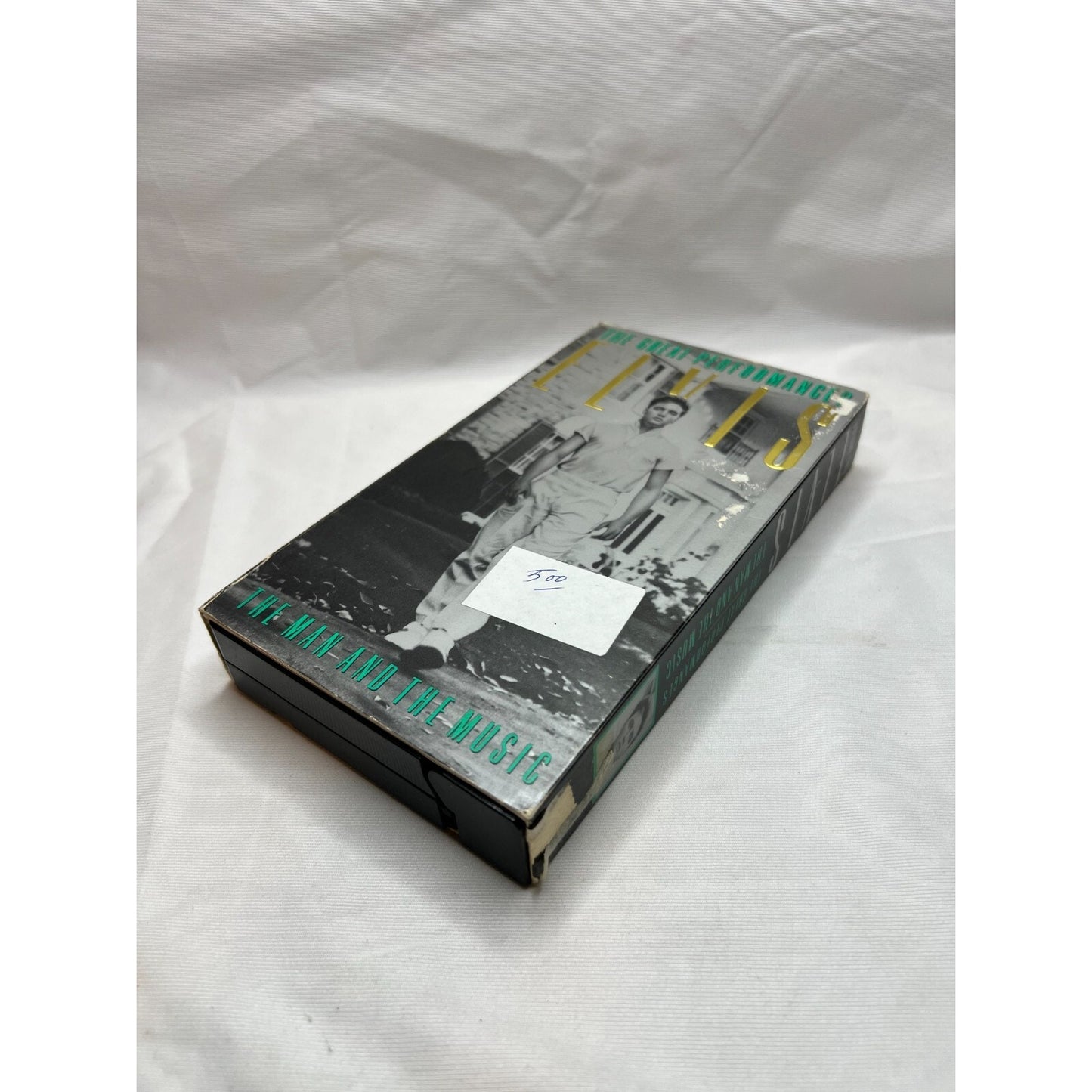 Elvis The Great Performances VHS The Man and The Music Tested Video Tape Used