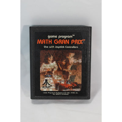 Math Gran Prix Atari 2600 Used Tested Video Game Educational Retro Classic