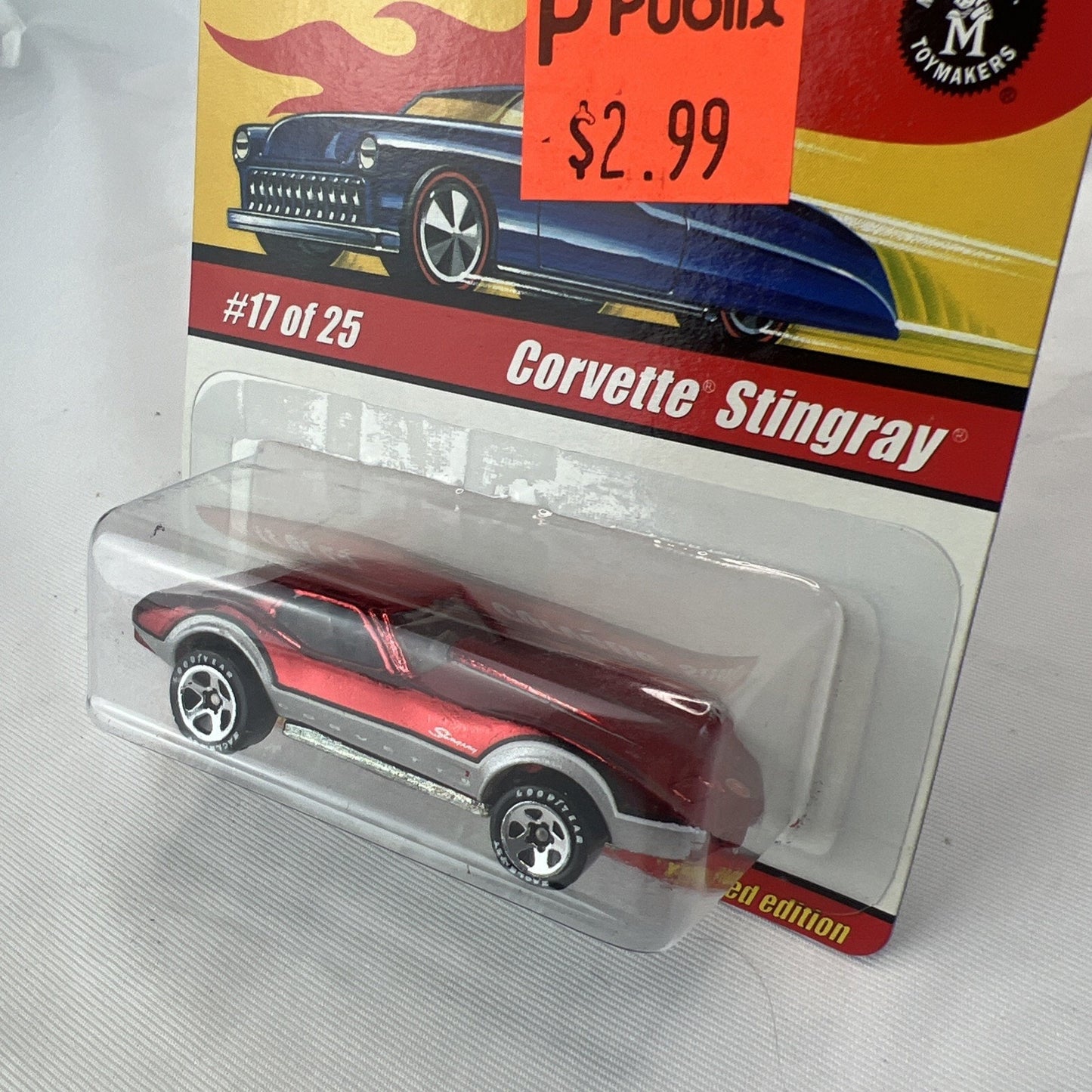 2004 Hot Wheels Classics Series 1 17/25 Corvette Stingray Red Rare Color