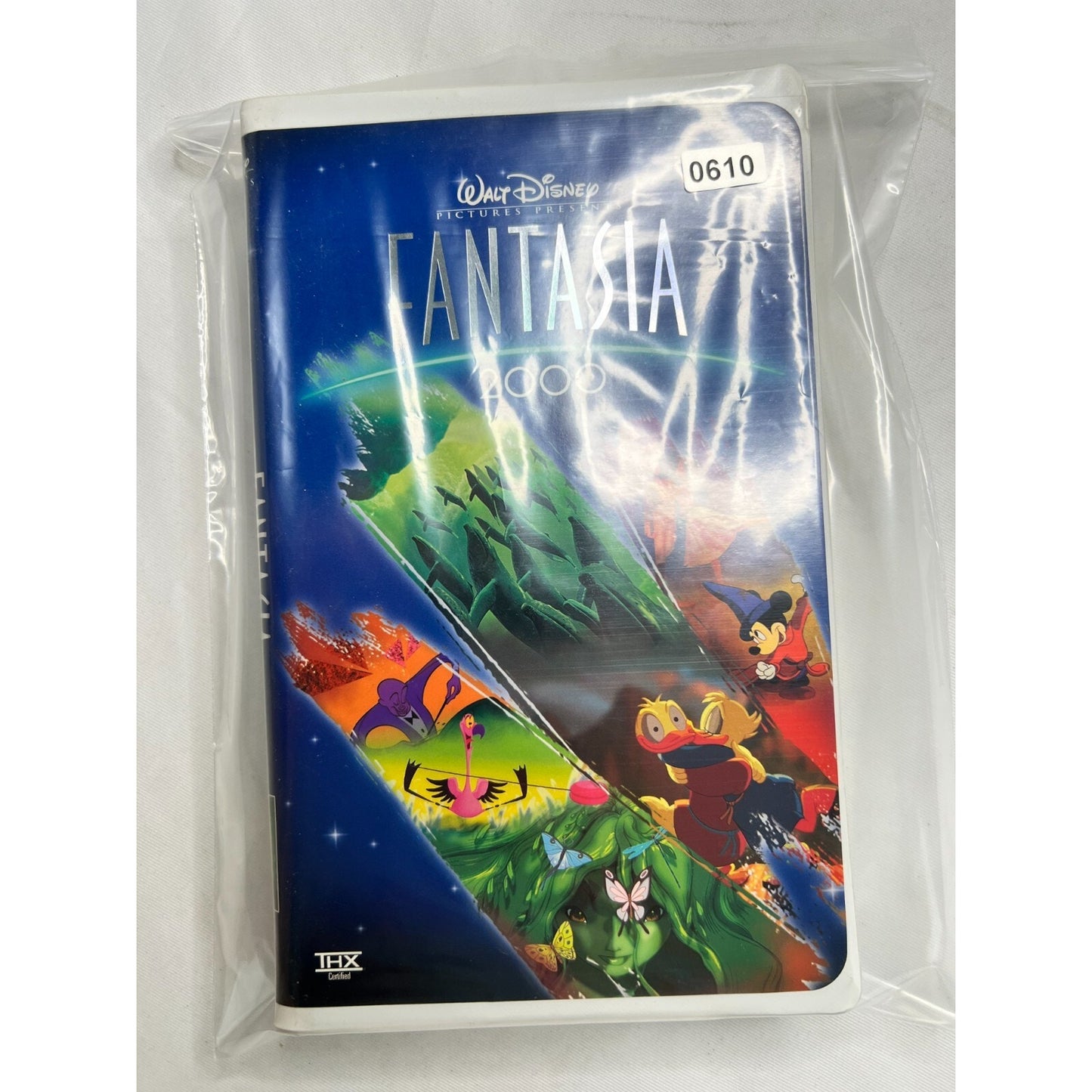 Fantasia 2000 Walt Disney VHS Video Tape Animated Classic Tested Used