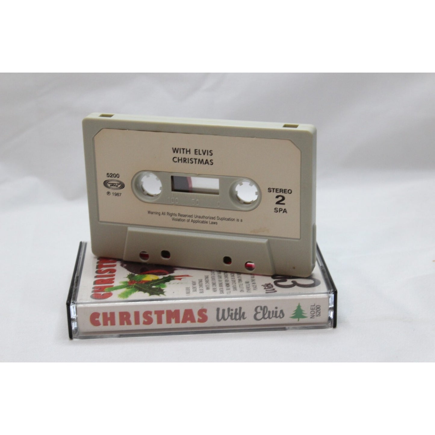 Elvis Presley Christmas With Elvis Cassette Tape Tested Music Used