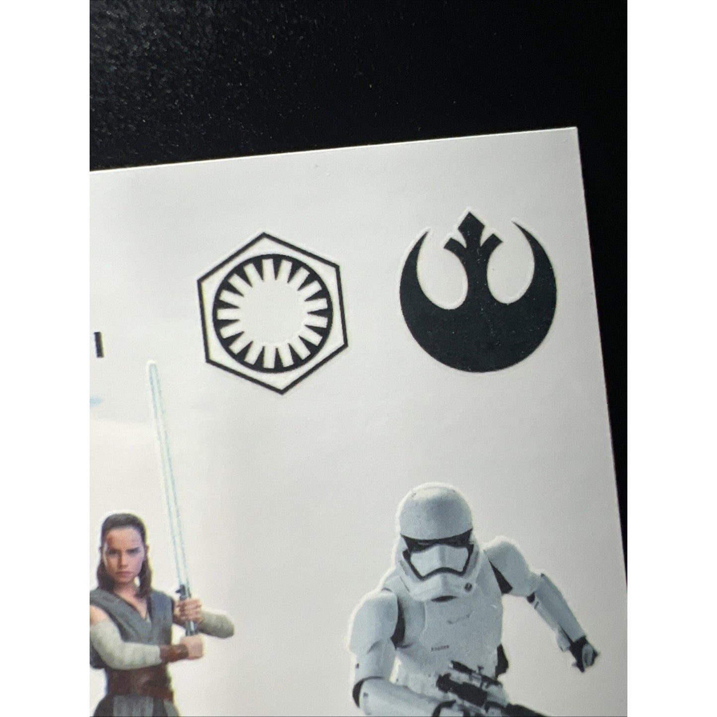 Rare Collectible Star Wars The Last Jedi Temporary Tattoos Vintage Tattoo 10 Ct