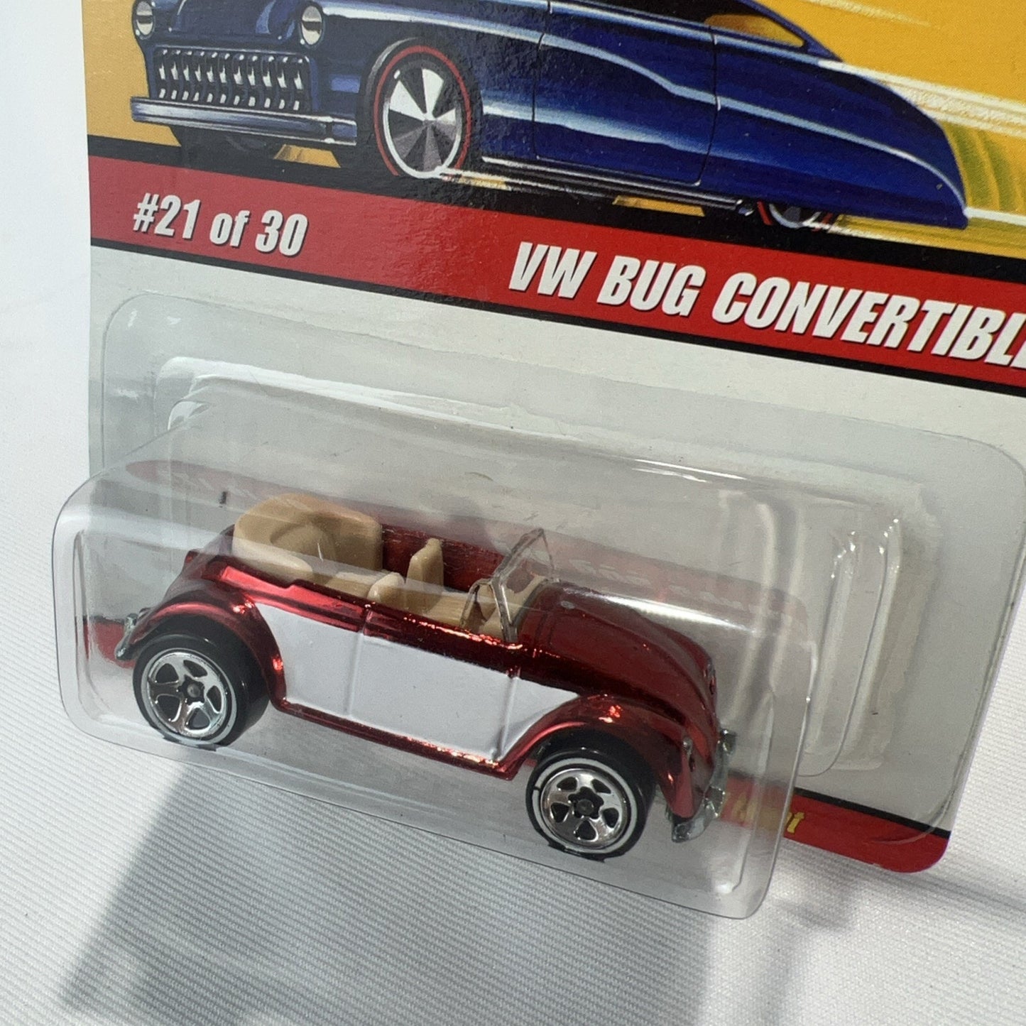 Hot Wheels Classics Series 2 VW Volkswagen Bug Convertible 21/30 Rare Red