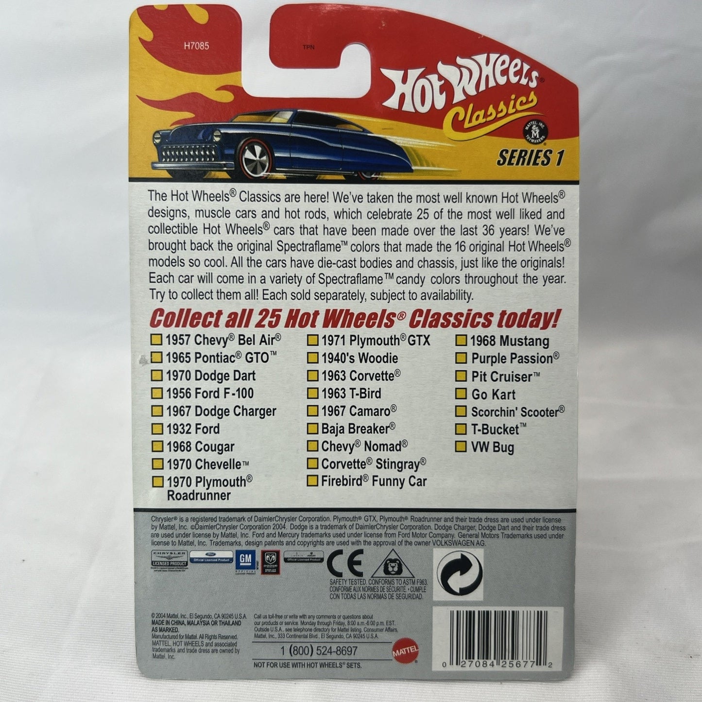 Hot Wheels Classics Series 1 - Purple Passion - 1:64 Diecast Car