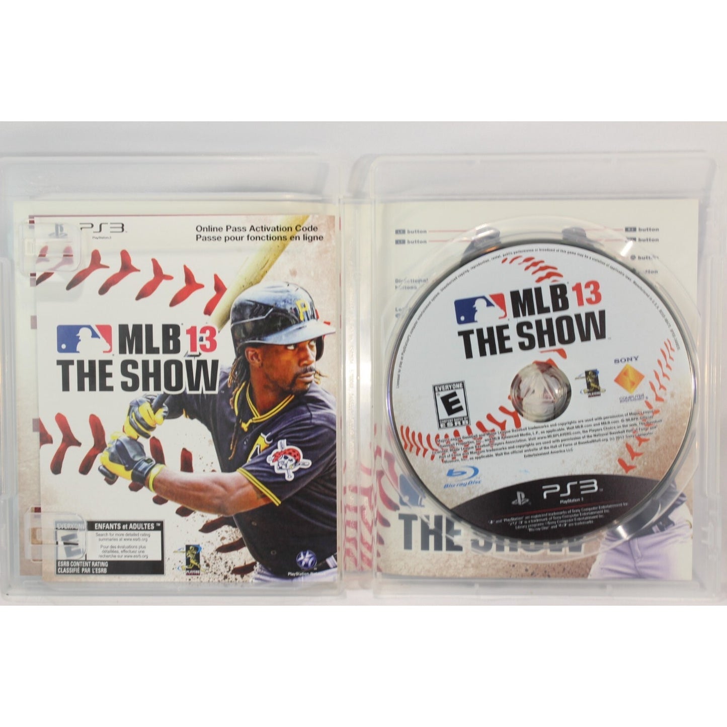 MLB 13 The Show PlayStation 3 PS3 Tested Video Game Used Baseball Sports Game