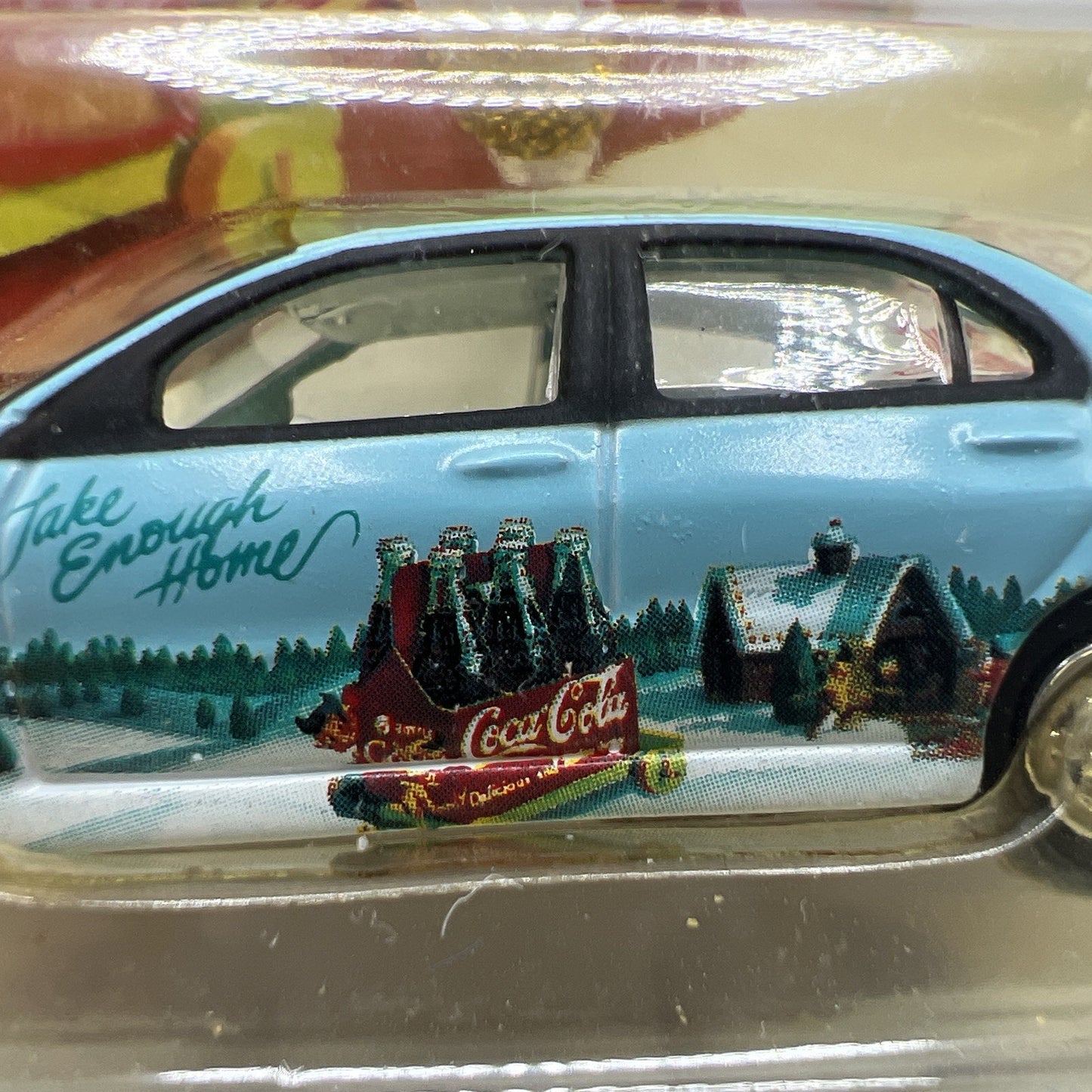 Johnny Lightning Coca Cola 2003 Mitsubishi Lancer Holiday Exclusive 2005 Rare