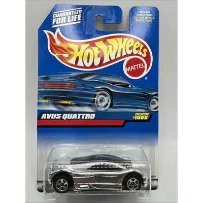 1998 Hot Wheels Mainline/Collector #1096 AVUS QUATTRO Chrome 5 Spokes Silver