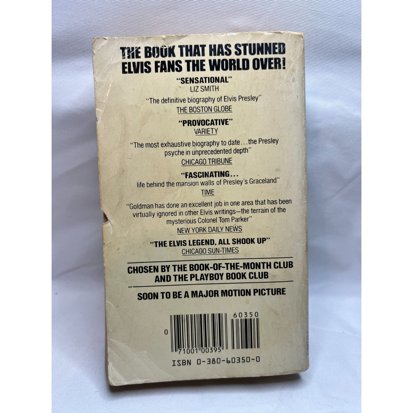 The Shocking Best Seller Elvis by Albert Goldman Paperback Book Used