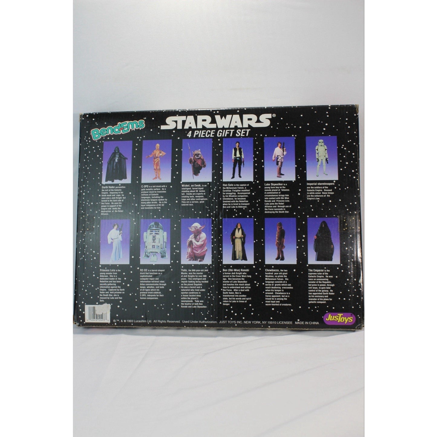 Star Wars Bendems A New Hope 4 Piece Gift Set Sealed New Vintage Toy