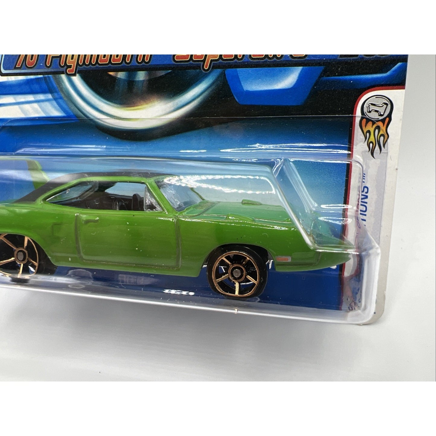2006 Hot Wheels 70 Plymouth Superbird 1/38 Green Ultrafast Wheels Muscle Car