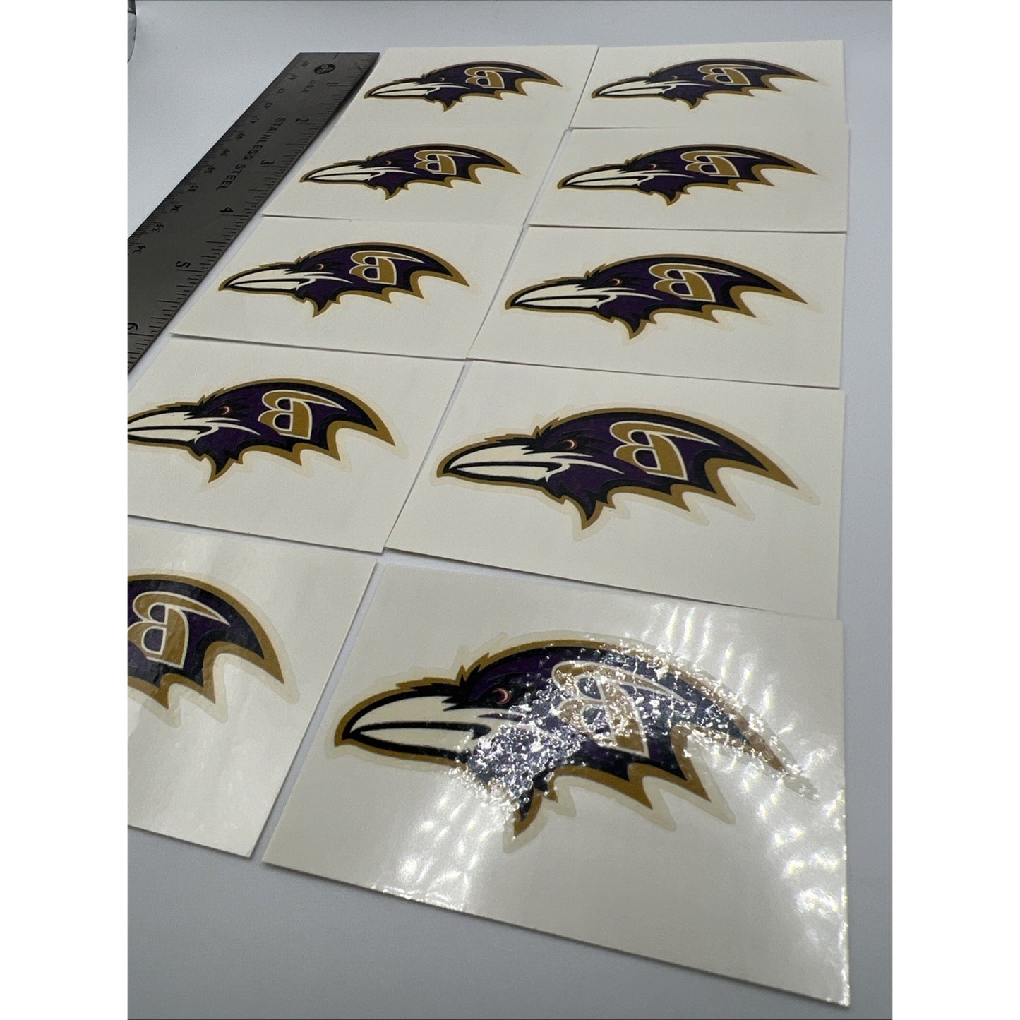 NFL Baltimore Ravens Temporary Tattoo Pack Of 10 Face Body Tattoos Football