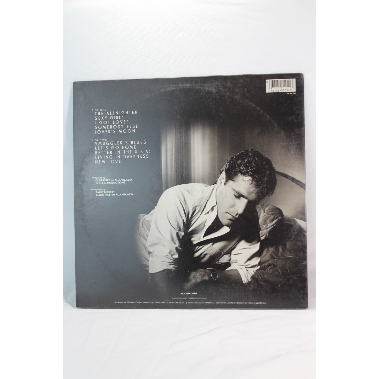 Glenn Frey The Allnighter Record Audio Tested Video Music Album Used