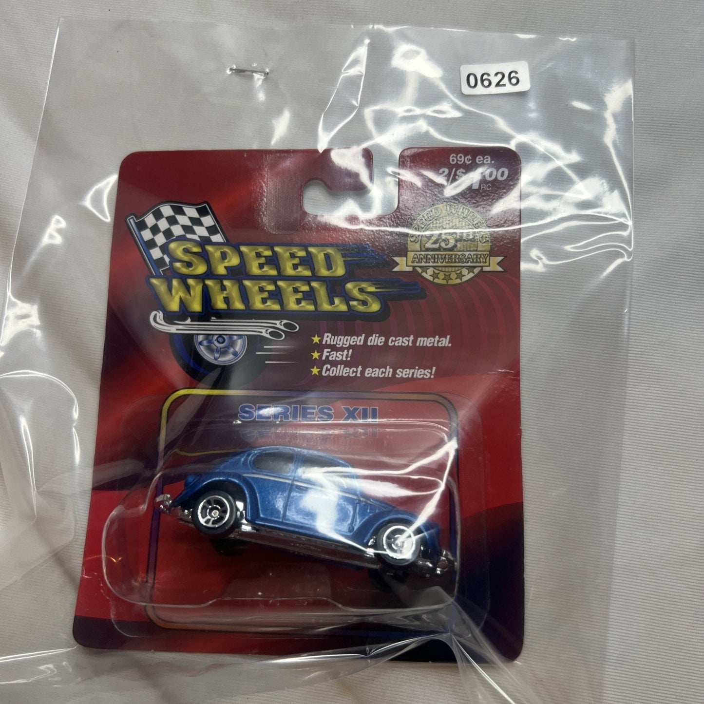 Speed Wheels 25th Anniversary Volkswagen 1300, Blue, Series XII, Beetle Bug Rare