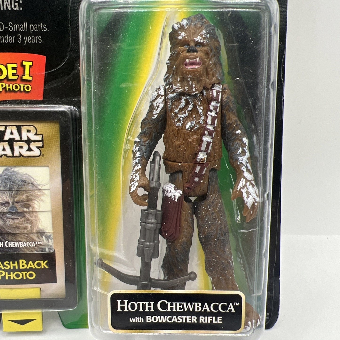 Star Wars Hoth Chewbacca With Bowcaster Flashback Photo Action Figure New Sealed