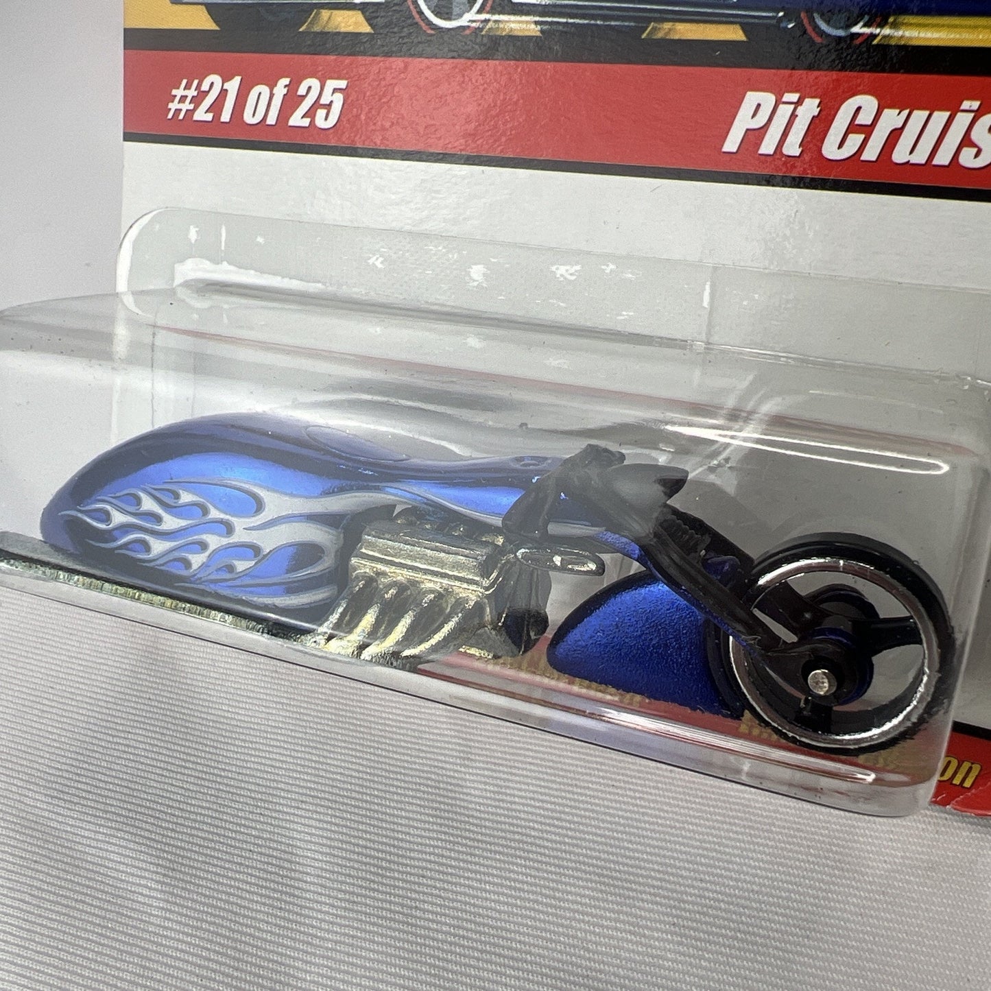 Hot Wheels Classics Pit Cruiser Blue With Flames New Sealed Die Cast 21 Of 25